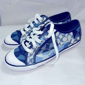Coach Barrett Sneakers blue/white